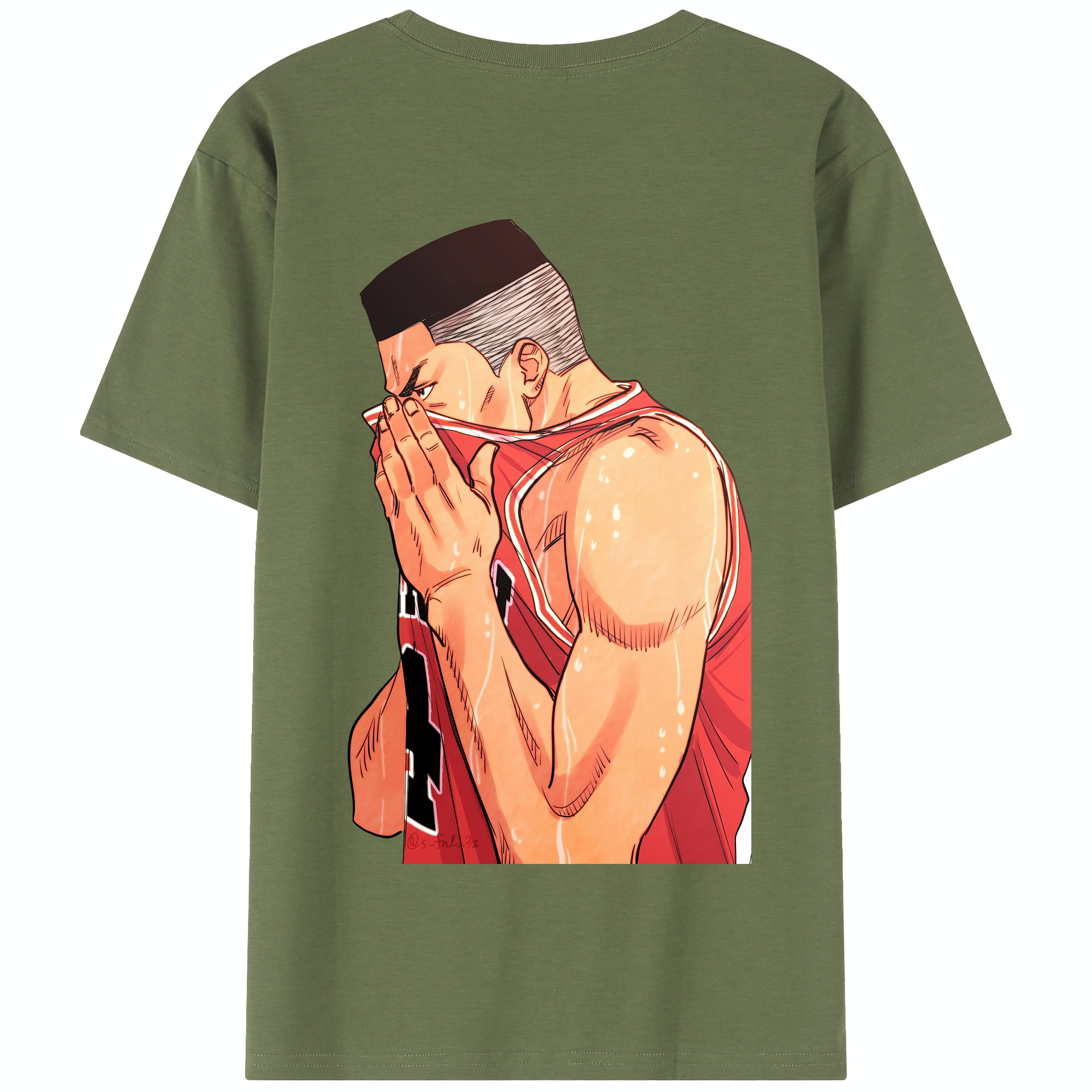 SLAM DUNK／スラムダンク 綿100％半袖Tシャツ（背面プリント）